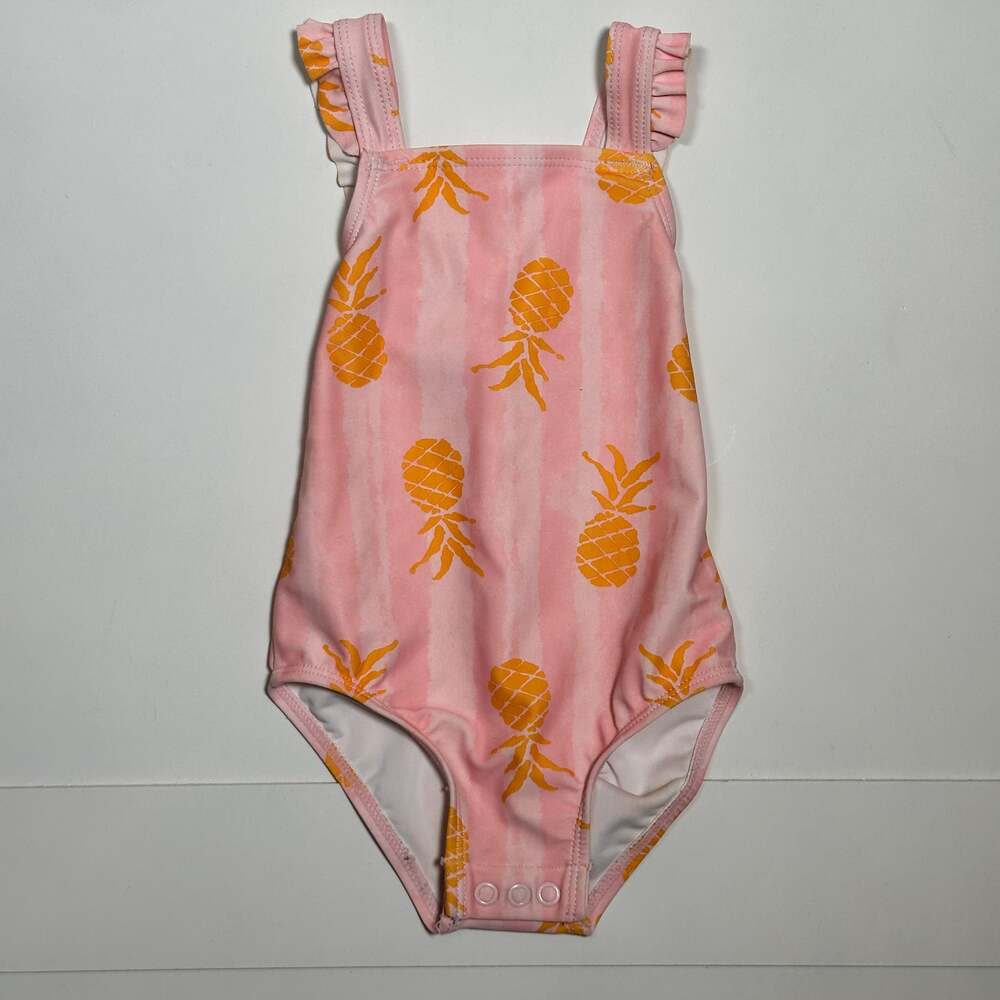 Carter's Just One You Baby Girls’ Pink Pineapple One-Piece Swimsuit Size 12M